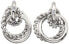 Silver earrings with genuine diamond Jasmine DE610