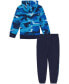 ფოტო #2 პროდუქტის Toddler Boys Big Logo Neo Camo Hoodie and Joggers Set