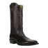 Фото #2 товара R. Watson Boots Sinatra Cowhide Medium Embroidered Round Toe Cowboy Mens Brown