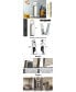 Фото #7 товара gray solid wood frame full length mirror, dressing mirror, bedroom porch, decorative mirror, clothing store, floor mounted large mirror, wall mounted. 58 " 15"