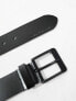 Calvin Klein Jeans classic leather 40mm belt in black 100 см - фото #5