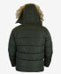 ფოტო #2 პროდუქტის Men's Heavy Tech Puffer Jacket with Hood