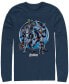 ფოტო #1 პროდუქტის Marvel Men's Avengers Endgame Suit Group, Long Sleeve T-shirt