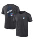 ფოტო #1 პროდუქტის Men's Heather Charcoal New York Rangers Backbone T-Shirt