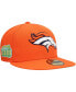 Фото #1 товара Men's Orange Denver Broncos Super Bowl XXXIII Citrus Pop 59FIFTY Fitted Hat