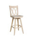Фото #1 товара Барный стул с двойной спинкой и функцией вращения International Concepts