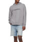 Фото #1 товара Худи Calvin Klein Men's Relaxed Fit Standard Logo Terry Grey Heather L