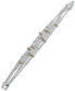 ფოტო #1 პროდუქტის Two-Tone Pavé Bead & Bar Multi-Row Flex Bracelet