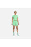 Фото #4 товара Футболка укороченная женская Nike Sportswear зеленая из хлопка
