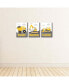 Фото #3 товара Dig It - Construction - Wall Art - 7.5 x 10 in - Set of 3 Signs Wash Brush Flush