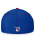 Men's Blue, Red Distressed New York Rangers Heritage Vintage-Like Flex Hat