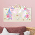 Kindergarderobe Einhorn Gold Glitzer