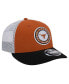 Men's Texas Orange Texas Longhorns Throwback Circle Patch 9fifty Trucker Snapback Hat