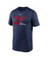 Фото #3 товара Men's Navy Minnesota Twins 2023 Postseason Authentic Collection Dugout T-shirt