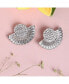 Women's Embellished Fan Drop Earrings