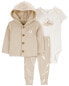 Baby 3-Piece Little Cardigan Set 3M