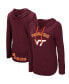 Women's Maroon Virginia Tech Hokies My Lover Hoodie Long Sleeve T-shirt