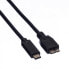 Фото #3 товара ROLINE USB 3.1 Cable - C-Micro B - M/M 0.5 m - 0.5 m - USB C - Micro-USB B - USB 3.2 Gen 1 (3.1 Gen 1) - 5000 Mbit/s - Black