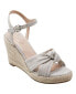 Фото #1 товара Women's Justyne Espadrille Knot Wedge Sandals