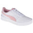 Фото #1 товара кроссовки для девочки PUMA  розово-белый цвет, на шнуровке