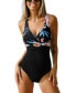 ფოტო #1 პროდუქტის Women's Cutout Ruching Tummy Control One Piece Swimsuit