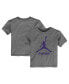 Toddler Gray Sacramento Kings Essential Jumpman T-Shirt