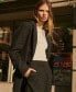 Фото #8 товара Women's Long-Sleeve Single-Button Blazer