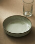 Фото #1 товара Porcelain soup plate with antique finish rim