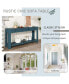 Console Table/Sofa Table With Storage Drawers And Bottom Shelf For Entryway Hallway