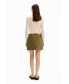 ფოტო #5 პროდუქტის Women's Denim pockets mini skirt