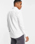 Only & Sons slim fit button down oxford shirt in white M - фото #4