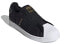 adidas originals Superstar Slip-On 防滑耐磨 低帮 板鞋 男女同款 黑色 / Кроссовки Adidas originals Superstar Slip-On H67370