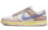 【定制球鞋】 Nike Dunk Low "Pink Oxford" 圣诞节礼物 冬日紫罗兰邮票 解构风 贴布 女生礼物推荐 低帮 板鞋 女款 粉紫 / Кроссовки Nike Dunk Low DD1503-601