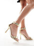 Фото #1 товара Public Desire Take Over puff strap sandal in gold