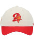 Фото #3 товара Men's '47 Cream, Red Tampa Bay Buccaneers Sidestep Clean Up Adjustable Hat