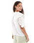 Фото #3 товара Sister Jane oversized bow blouse in white