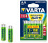 Фото #1 товара Varta -56756B - Rechargeable battery - AA - Nickel-Metal Hydride (NiMH) - 1.2 V - 4 pc(s) - 2400 mAh