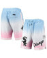 ფოტო #2 პროდუქტის Men's Blue, Pink Chicago White Sox Team Logo Pro Ombre Shorts