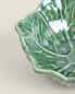 Фото #4 товара Leaf trim earthenware bowl