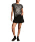 Фото #5 товара Women's Find Your Path Studded Graphic Print Boyfriend T-Shirt