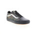 Фото #3 товара Vans Old Skool MTE VN0A348F2TI Mens Black Leather Lifestyle Sneakers Shoes