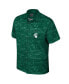 Фото #2 товара Men's Green Michigan State Spartans Ozark Button-Up Shirt