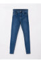 Фото #3 товара LCW Jeans Yüksek Bel Skinny Fit Düz Cep Detaylı Kadın Rodeo Jean Pantolon