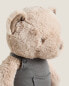 Фото #5 товара Мягкая игрушка для детей ZARAHOME Медвежонок в комбинезоне