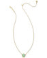 Фото #2 товара 14k Gold-Plated Stone Shell 19" Pendant Necklace