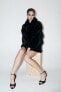 Zw collection faux fur coat
