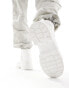 Фото #4 товара ASOS DESIGN lace up worker boots in white with chunky sole and straps