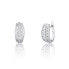 Charming silver earrings with zircons SVLE1046XH2BI00