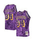 ფოტო #1 პროდუქტის Men's Shaquille O'Neal Purple Los Angeles Lakers Hardwood Classics 1996-97 Lunar New Year Swingman Jersey