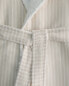 Children's striped muslin bathrobe